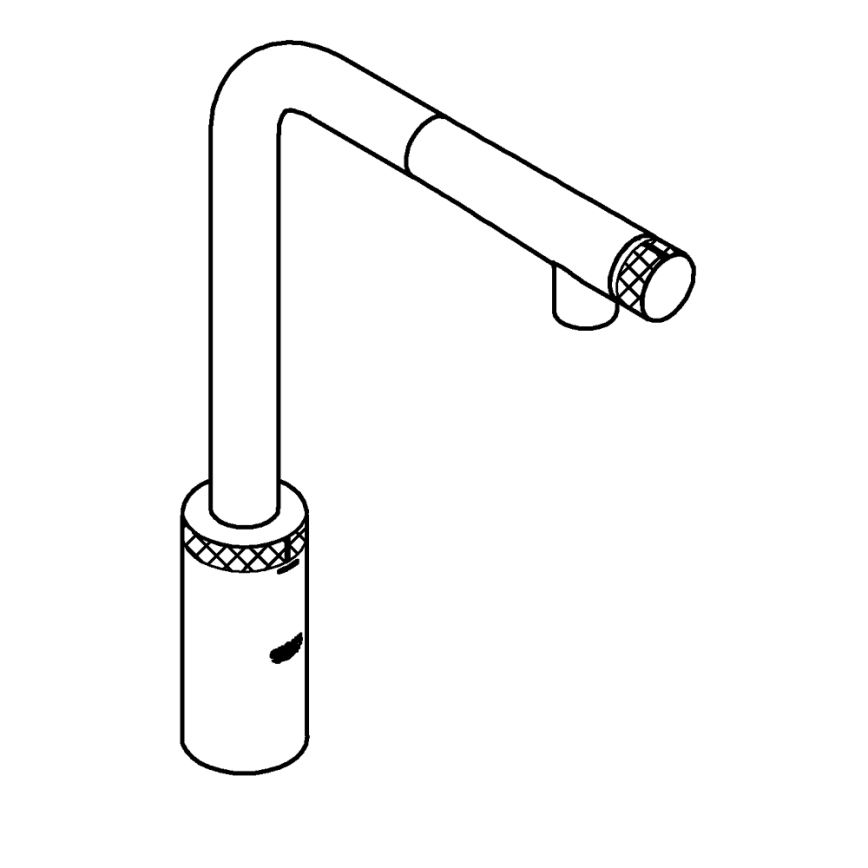 GROHE 31613000 - Köögisegisti A SmartControl 314 mm läikiv kroom