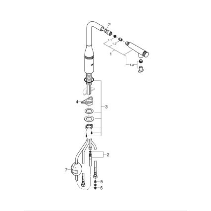 GROHE 31615000 - Köögisegisti ESSENCE SMARTCONTROL 366 mm läikiv kroom