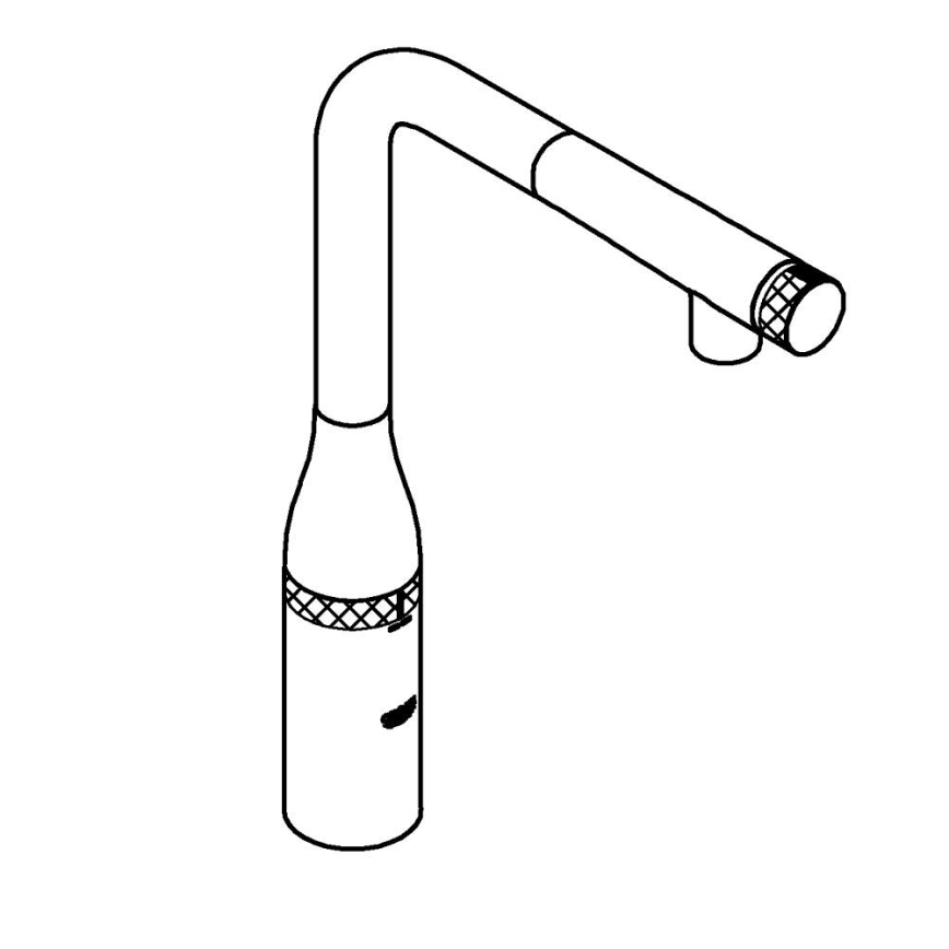 GROHE 31615000 - Köögisegisti ESSENCE SMARTCONTROL 366 mm läikiv kroom