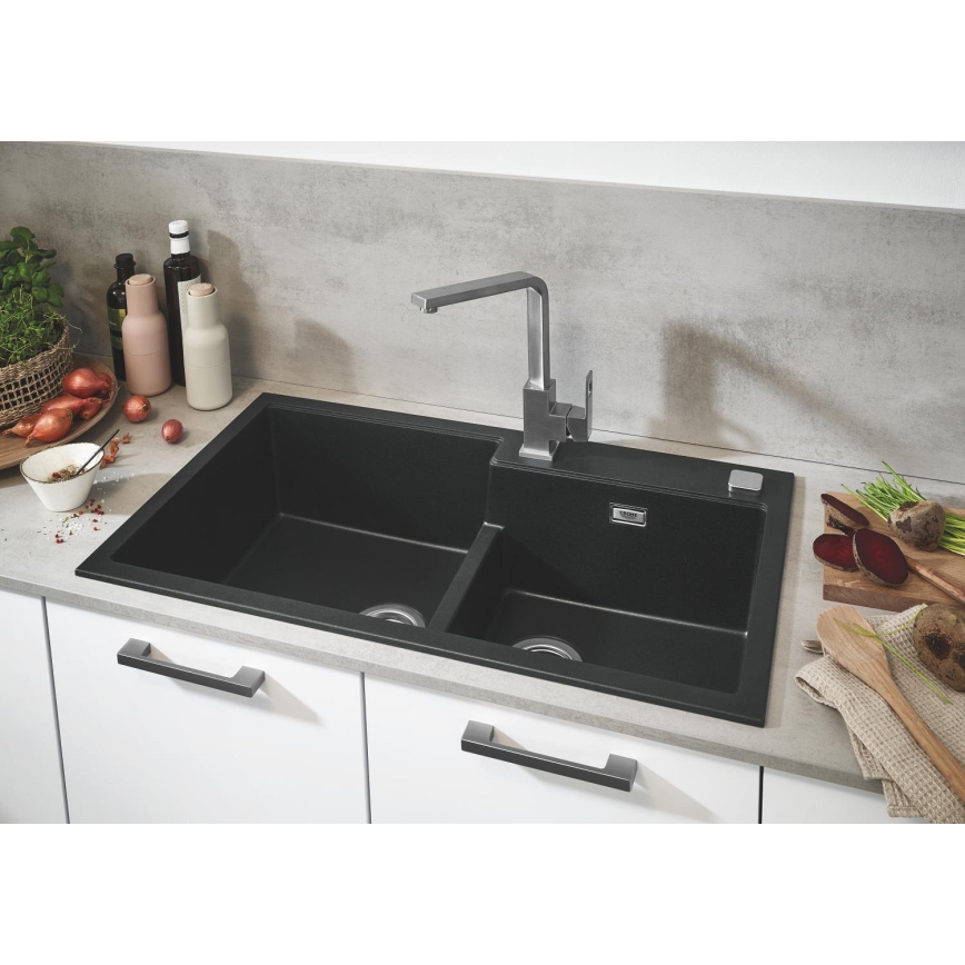GROHE 31649AP0 - Komposiitvalamu K500 860 × 500 mm must