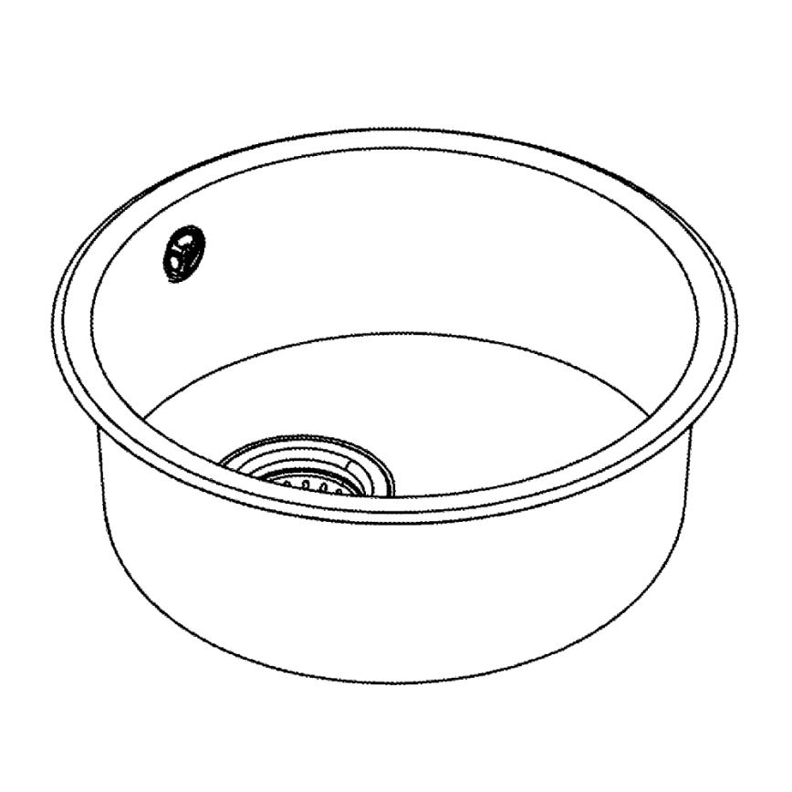 GROHE 31720SD0 - K200 valamu 440 x 440 x 180 roostevabast terasest