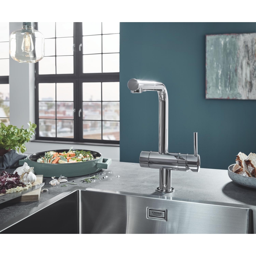 GROHE 31726SD0 - Köögivalamu K700 550 × 450 mm roostevabast terasest