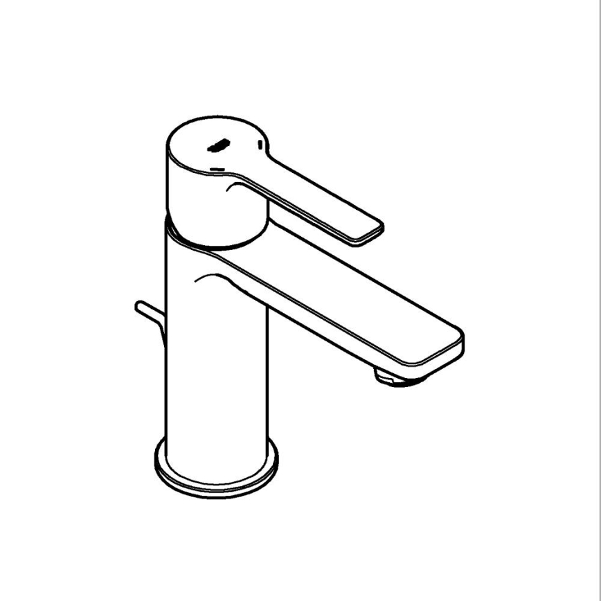 GROHE 32109GL1 - LINEARE valamu segisti, kuldne