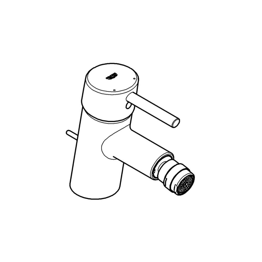 GROHE 32208001 - CONCETTO bidee segisti DN 15 läikiv kroom