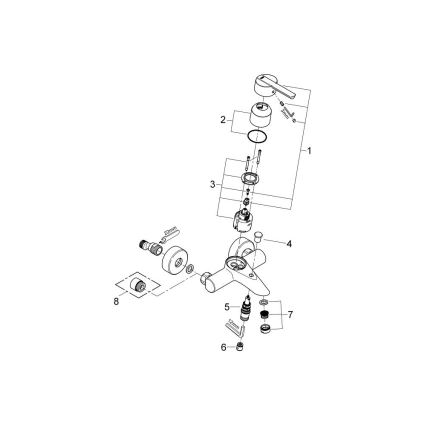 GROHE 32269000 - Vannisegisti FEEL DN 15, läikiv kroom