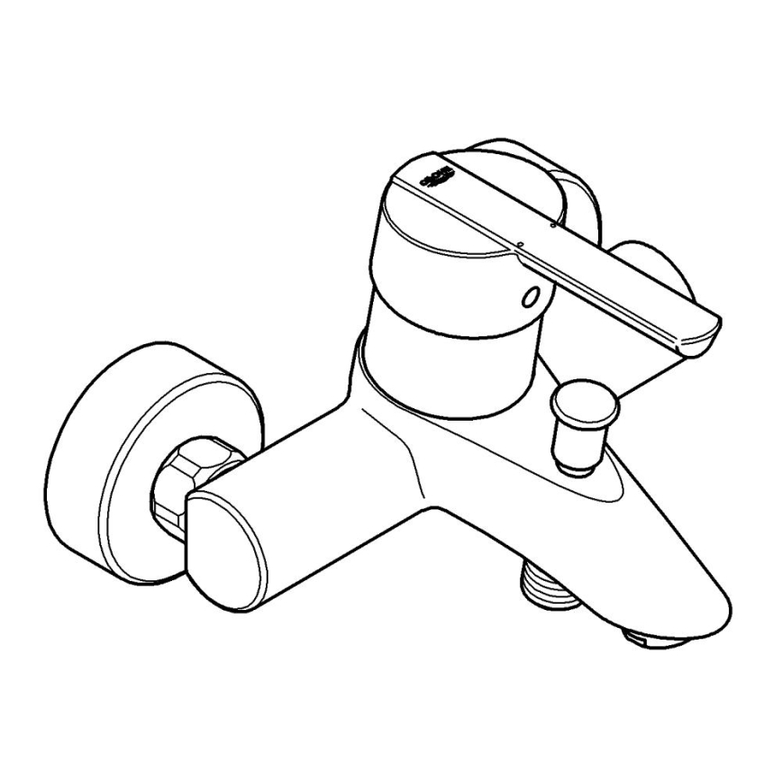 GROHE 32269000 - Vannisegisti FEEL DN 15, läikiv kroom