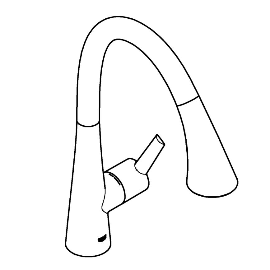 GROHE 32294DC2 - ZEDRA köögisegisti, roostevabast terasest