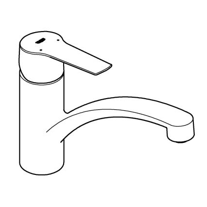 GROHE 324412432 - Köögisegisti START 184 mm must