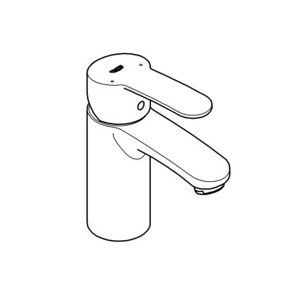 GROHE 3246820E - EUROSTYLE COSMOPOLITAN valamu segisti, suurus S, kroom