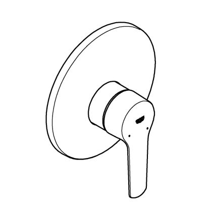 GROHE 32590002 - Dušisegisti START läikiv kroom