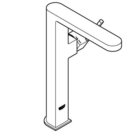 GROHE 32618003 - PLUS XL valamu segisti, läikiv kroom