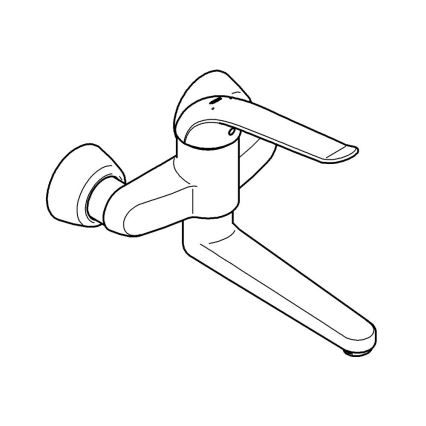 GROHE 32773000 - Valamusegisti EUROECO SPECIAL 257 mm läikiv kroom