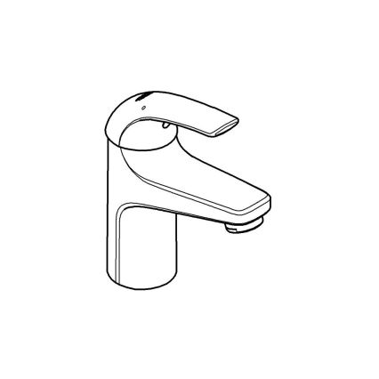 GROHE 32848000 - BAUCURVE valamusegisti, läikiv kroom