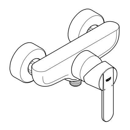 GROHE 32888000 - Dušisegisti GET DN 15, poleeritud kroom