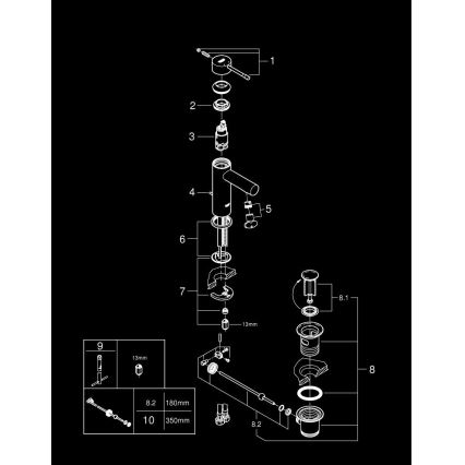 GROHE 32898001 - ESSENCE valamusegisti DN 15, läikiv kroom