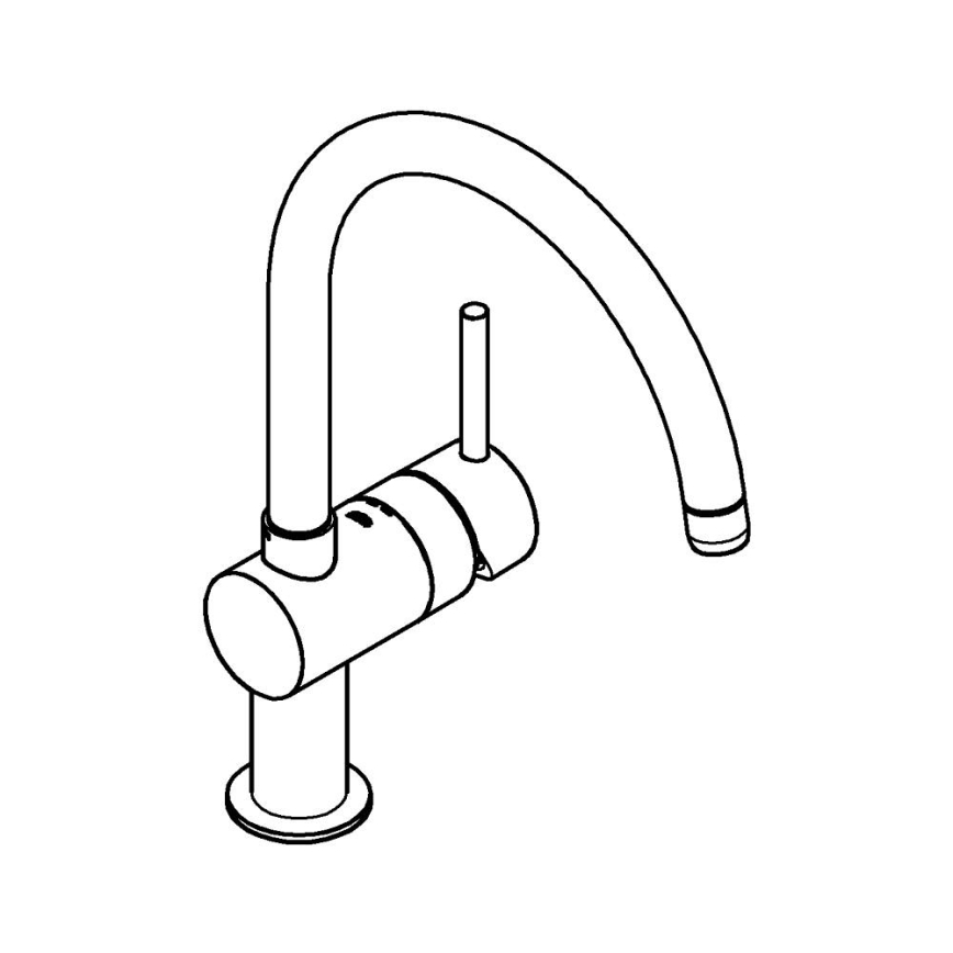 GROHE 32917000 - Köögisegisti A 356 mm läikiv kroom