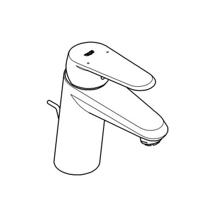 GROHE 33177002 - Valamu segisti EURODISC COSMOPOLITAN DN 15, läikiv kroom