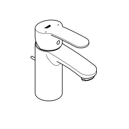 GROHE 3355220E - Valamu segisti EUROSTYLE COSMOPOLITAN läikiv kroom