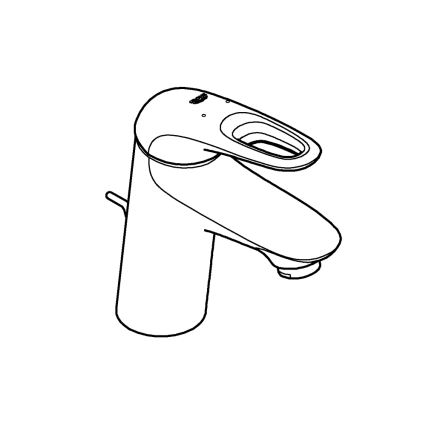 GROHE 33558LS3 - EUROSTYLE valamusegisti, suurus S, valge