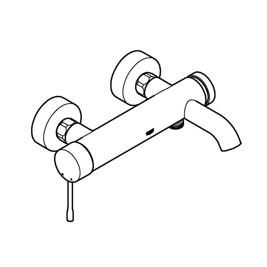 GROHE 33624GN1 - Vannisegisti ESSENCE 193 mm harjatud kuld
