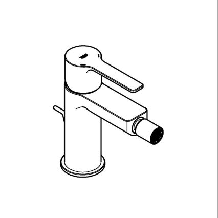 GROHE 33848001 - LINEARE bidee segisti DN 15, poleeritud kroom