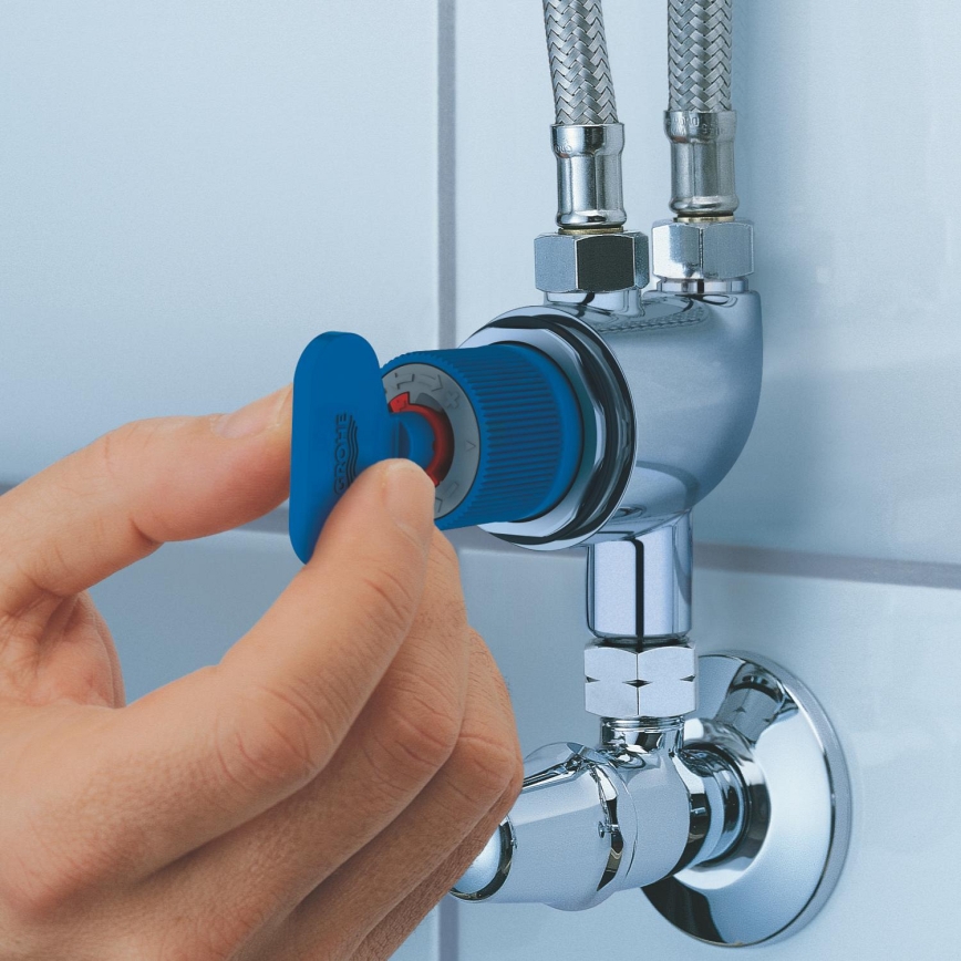 GROHE 34487000 - termostaatiline kaitse kõrvetuste eest GROHTHERM MICRO, kroom