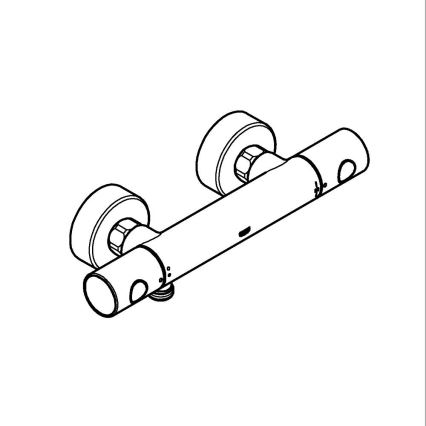GROHE 34765000-Termostaatne dušisegisti GROHTHERM COSMOPOLITAN DN 15 kroom