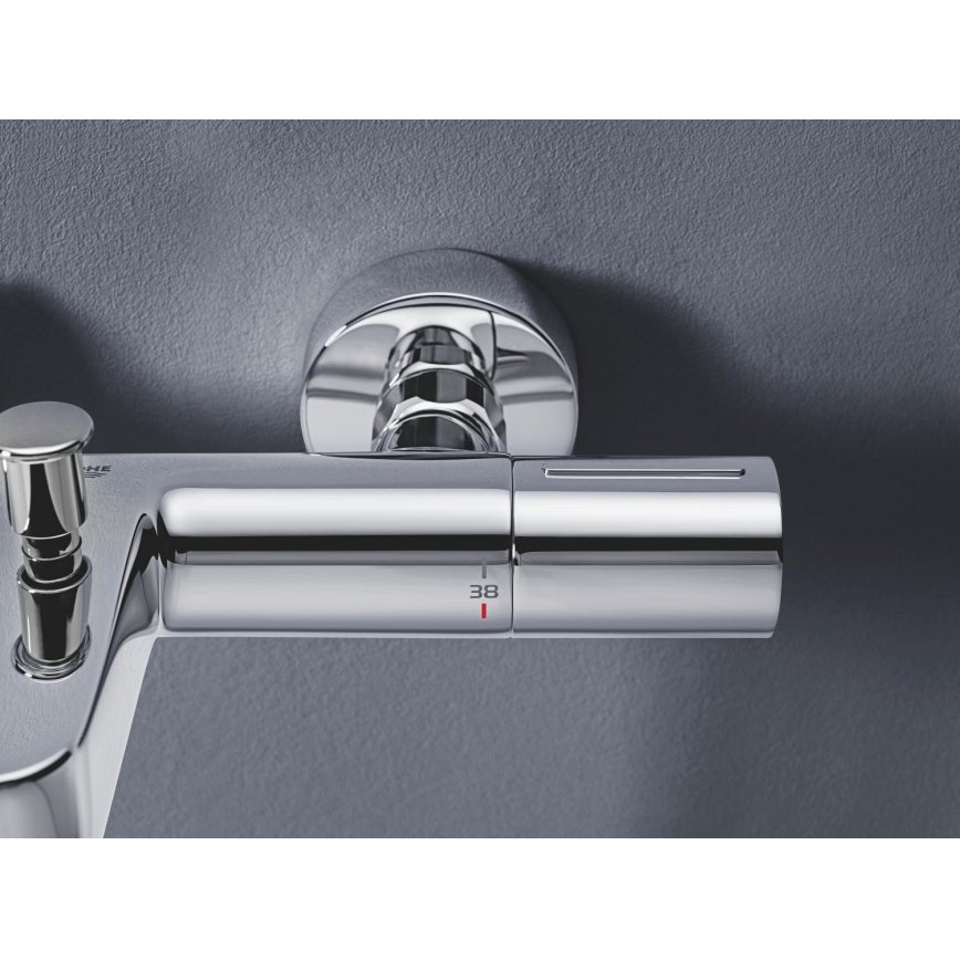GROHE 34774000 - termostaatne vannisegisti PRECISION GET DN 15, läikiv kroom