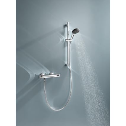 GROHE 34800001 - Dušikomplekt termostaatsegistiga PRECISION FLOW 600 mm läikiv kroom