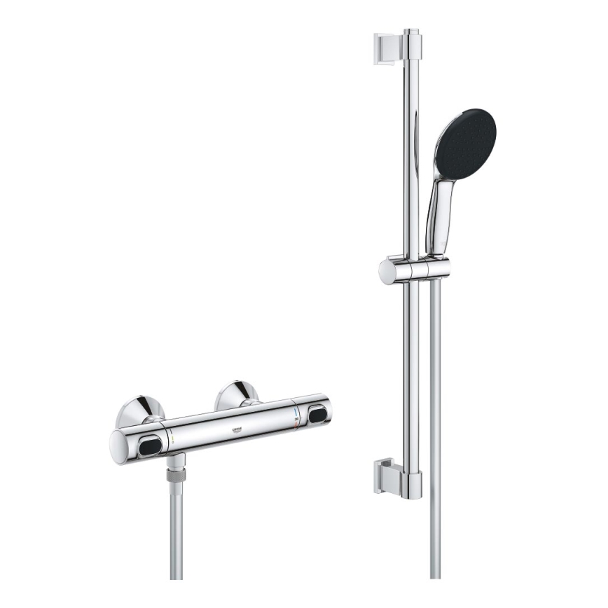GROHE 34800001 - termostaatne dušisegisti PRECISION FLOW 600 mm kroom