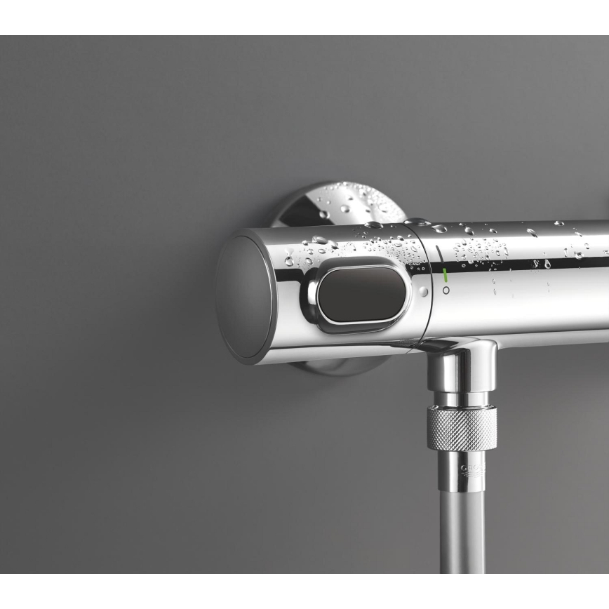 GROHE 34805001 - Dušikomplekt termostaatsegistiga PRECISION FLOW DN 15, läikiv kroom
