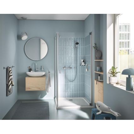 GROHE 34805001 - Dušikomplekt termostaatsegistiga PRECISION FLOW DN 15, läikiv kroom