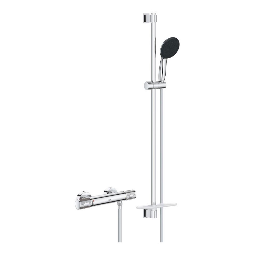 GROHE 34853001 - dušikomplekt termostaatsegistiga PRECISION FEEL+ 90 cm läikiv kroom