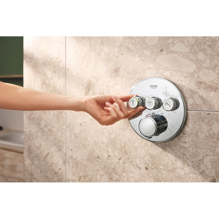 GROHE 34874000 - PRECISION SMARTCONTROL 310 mm dušisüsteem, läikiv kroom