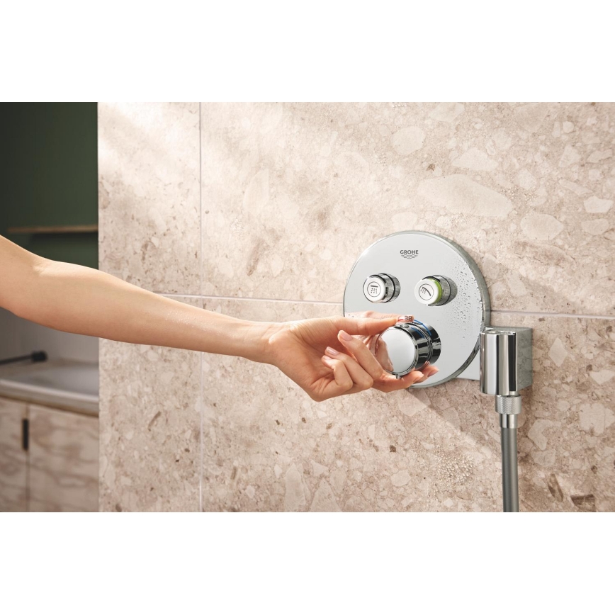 GROHE 34877000 - Dušisüsteem VITALIO RAIN MONO 310 läikiv kroom