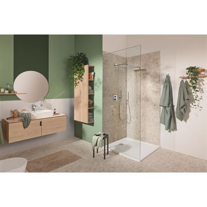 GROHE 34879000 - Seina sisse paigaldatav dušisüsteem PRECISION CUBE 310 × 310 mm kroom