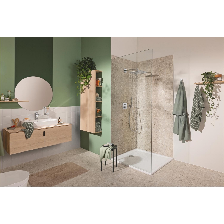 GROHE 34879000 - Seina sisse paigaldatav dušisüsteem PRECISION CUBE 310 × 310 mm kroom