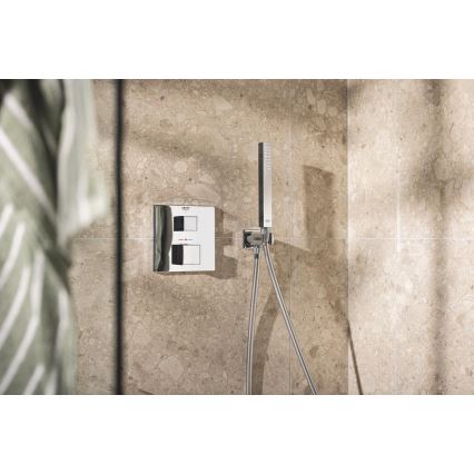 GROHE 34879000 - Seina sisse paigaldatav dušisüsteem PRECISION CUBE 310 × 310 mm kroom