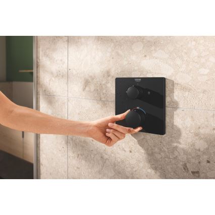 GROHE 348822430 - Dušikomplekt PRECISION 250 × 250 mm must