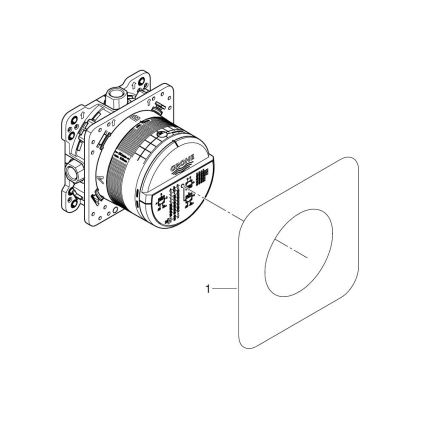 GROHE 35600000 - Universaalne RAPIDO SMARTBOX DN 15 sisseehitatav paigalduskorpus