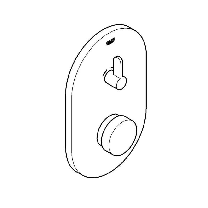 GROHE 36321000 - Ise sulguv dušisegisti EUROSMART COSMOPOLITAN T, kroom