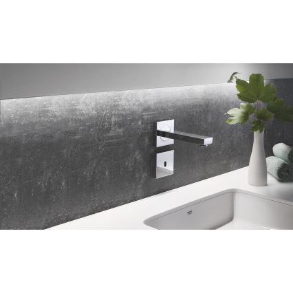 GROHE 36442000 - Infrapunaelektrooniline segisti EUROCUBE E läikiv kroom