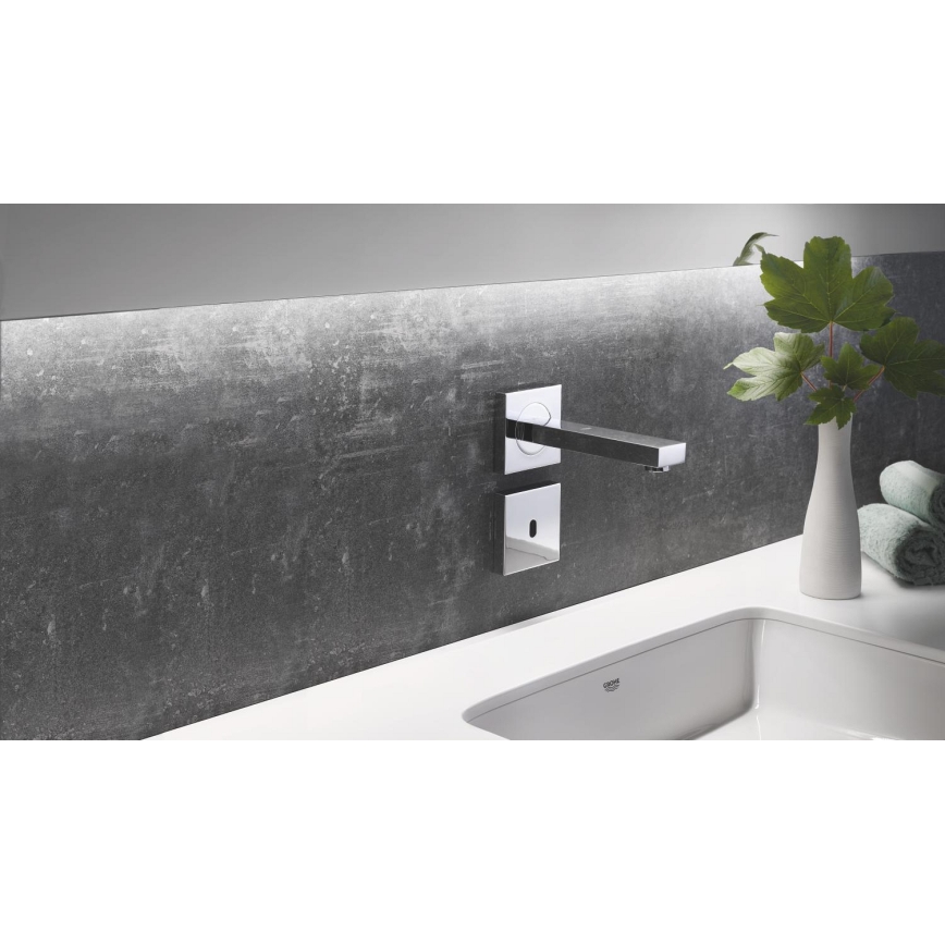 GROHE 36442000 - Infrapunaelektrooniline segisti EUROCUBE E läikiv kroom