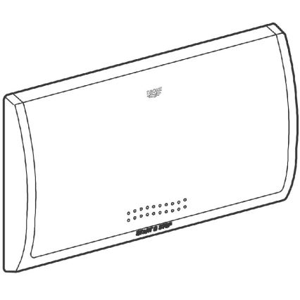 GROHE 37053SH0 - Loputusnupp CLASSIC 330 × 190 mm valge