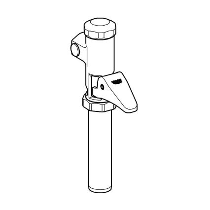 GROHE 37139000 - automaatne loputusventiil DAL 34” läikiv kroom