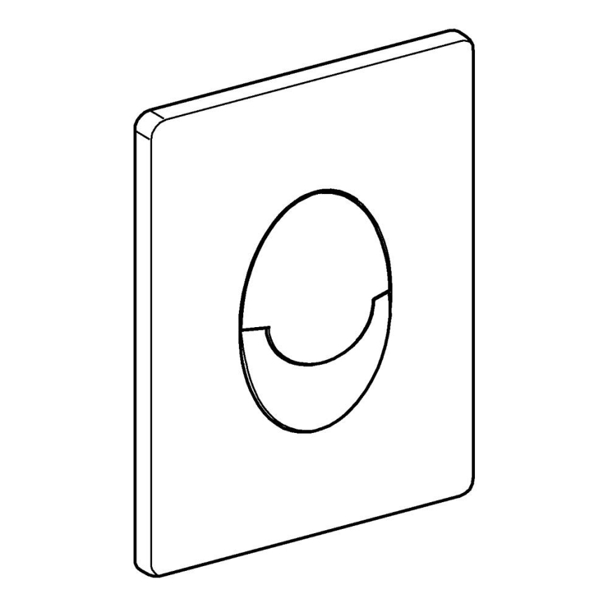 GROHE 38505P00 - SKATE AIR loputusplaat 156 × 197 mm mattkroom