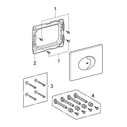 GROHE 38506000 - Loputusnupp SKATE AIR 156 × 197 mm läikiv kroom