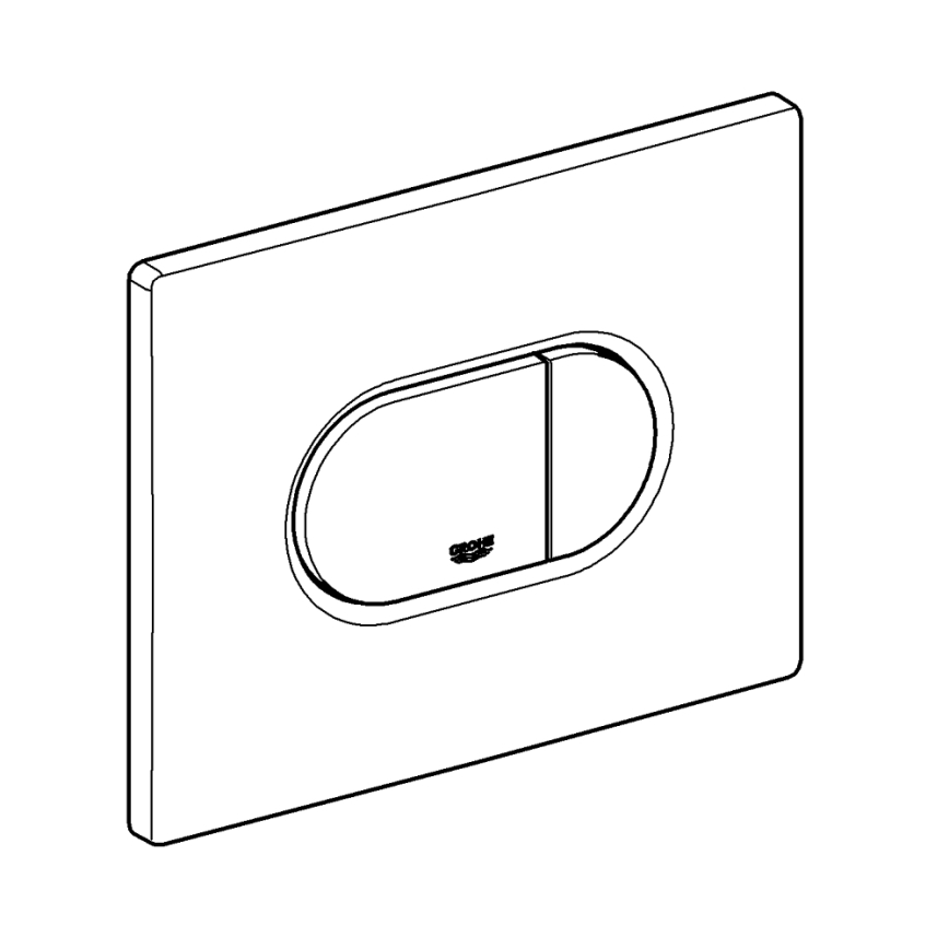 GROHE 38858SH0 - loputusnupp ARENA COSMOPOLITAN 156 × 197 mm valge