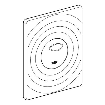 GROHE 38861000 - Juhtnupp SURF 156 × 197 mm läikiv kroom