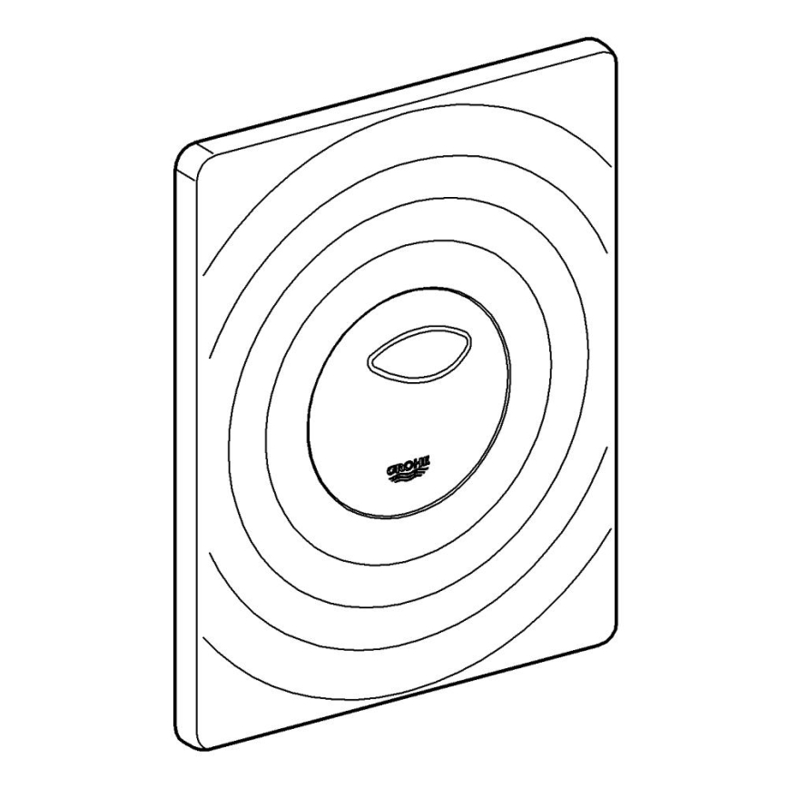 GROHE 38861000 - Juhtnupp SURF 156 × 197 mm läikiv kroom